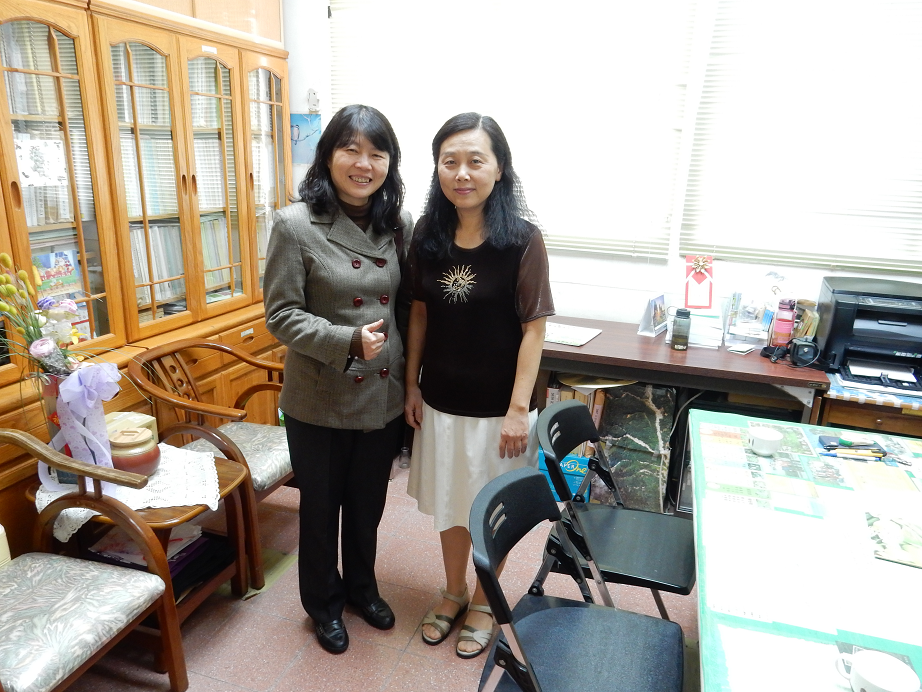 秘書處全體成員前往宜蘭大學拜訪陳凱俐教授-台灣生態教育農園協會